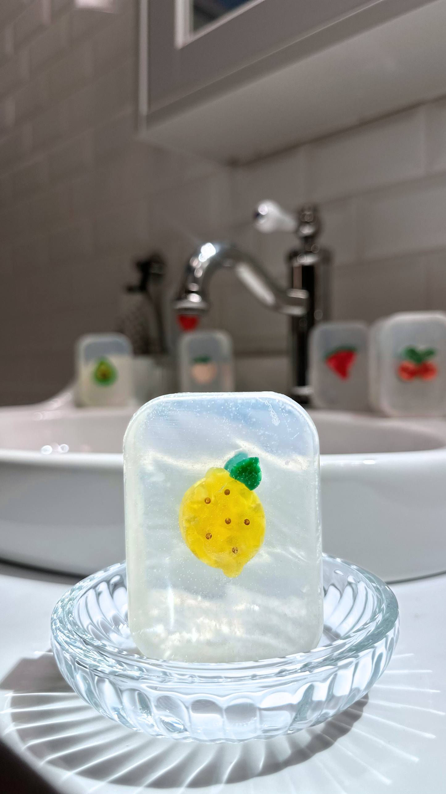 Savon Girly - Pince à cheveux Citron