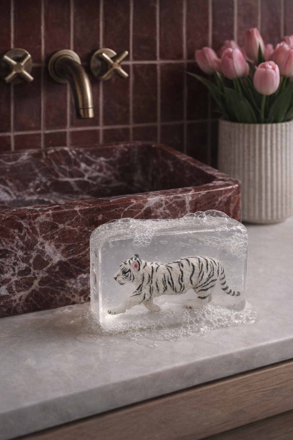 Savon Wild - Tigre blanc