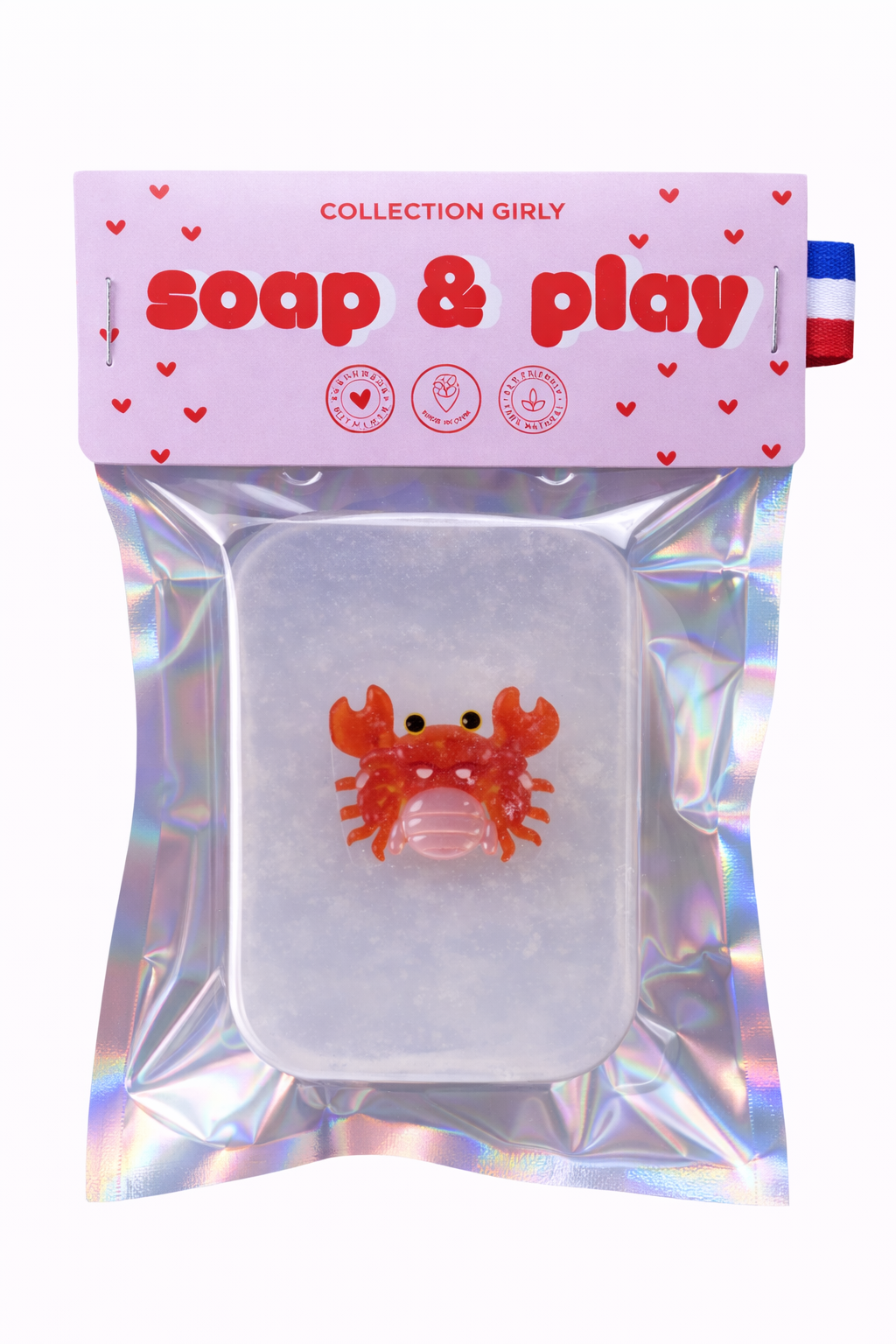 Savon Girly - Pince à cheveux Crabe