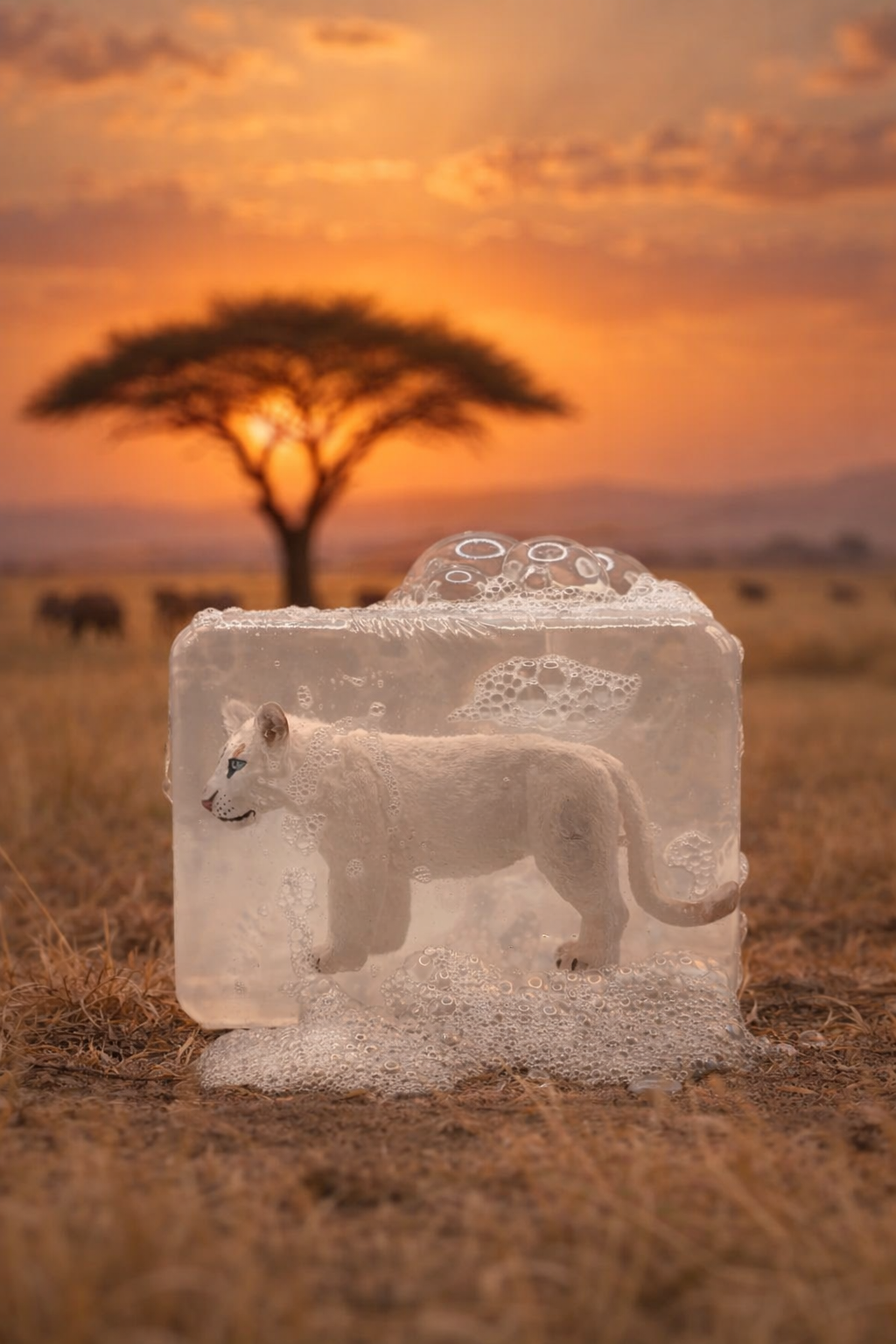 Savon Wild - Lion blanc