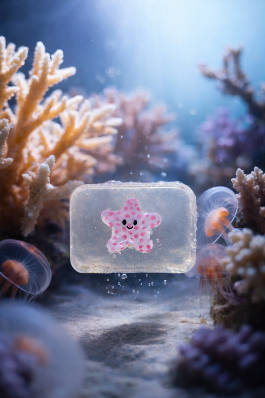 Savon Girly - Pince à cheveux Etoile de mer