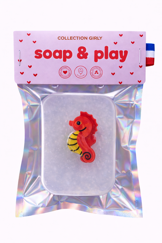 Savon Girly - Pince à cheveux Hippocampe