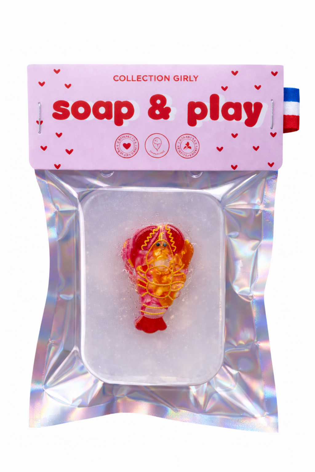Savon Girly - Pince à cheveux Homard