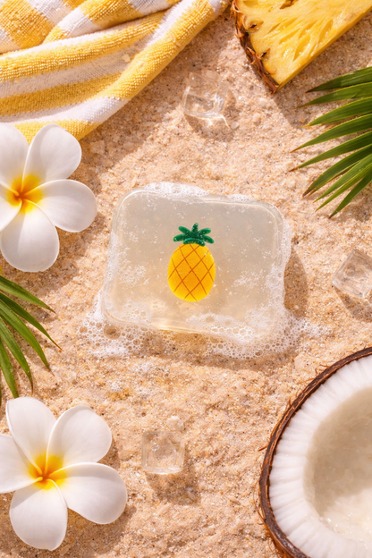 Savon Girly - Pince à cheveux Ananas