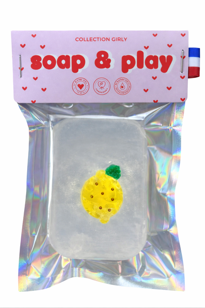 Savon Girly - Pince à cheveux Citron