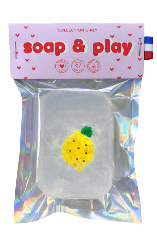 Savon Girly - Pince à cheveux Citron