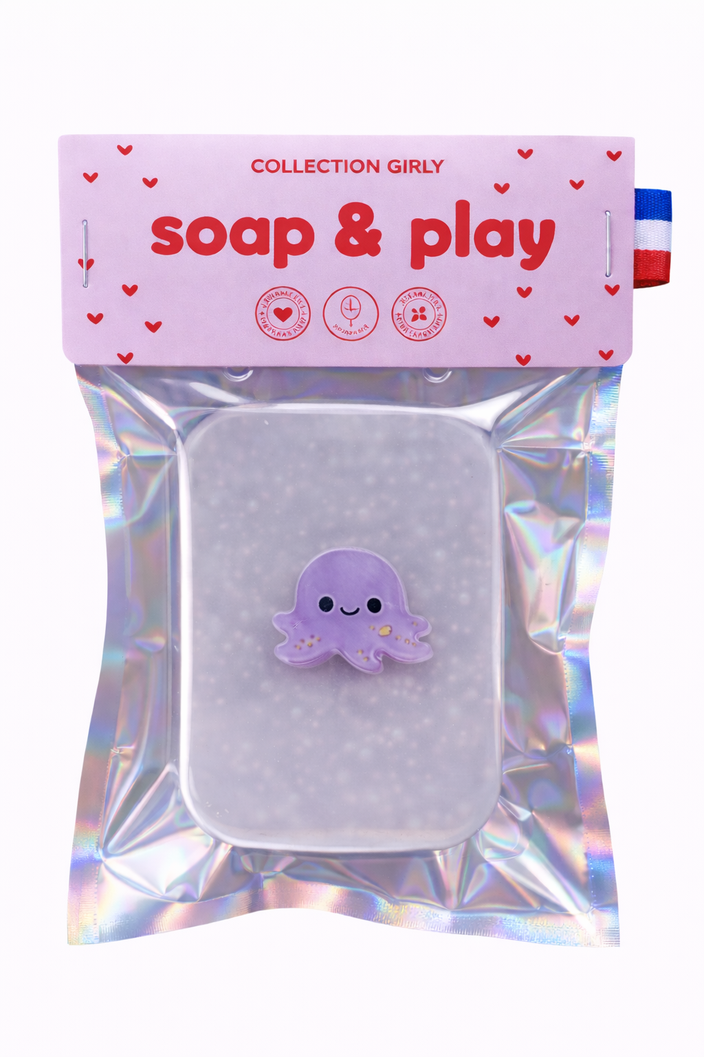 Savon Girly - Pince à cheveux Poulpe