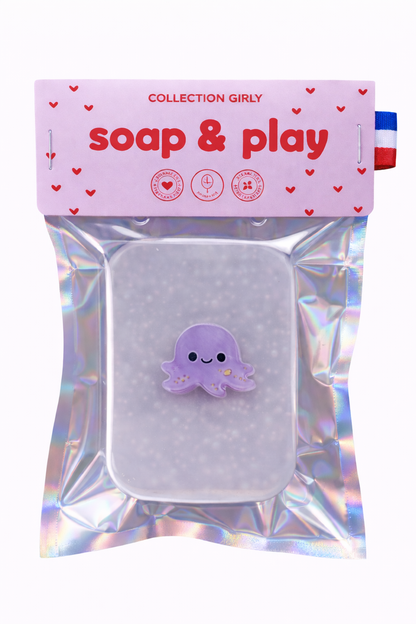 Savon Girly - Pince à cheveux Poulpe