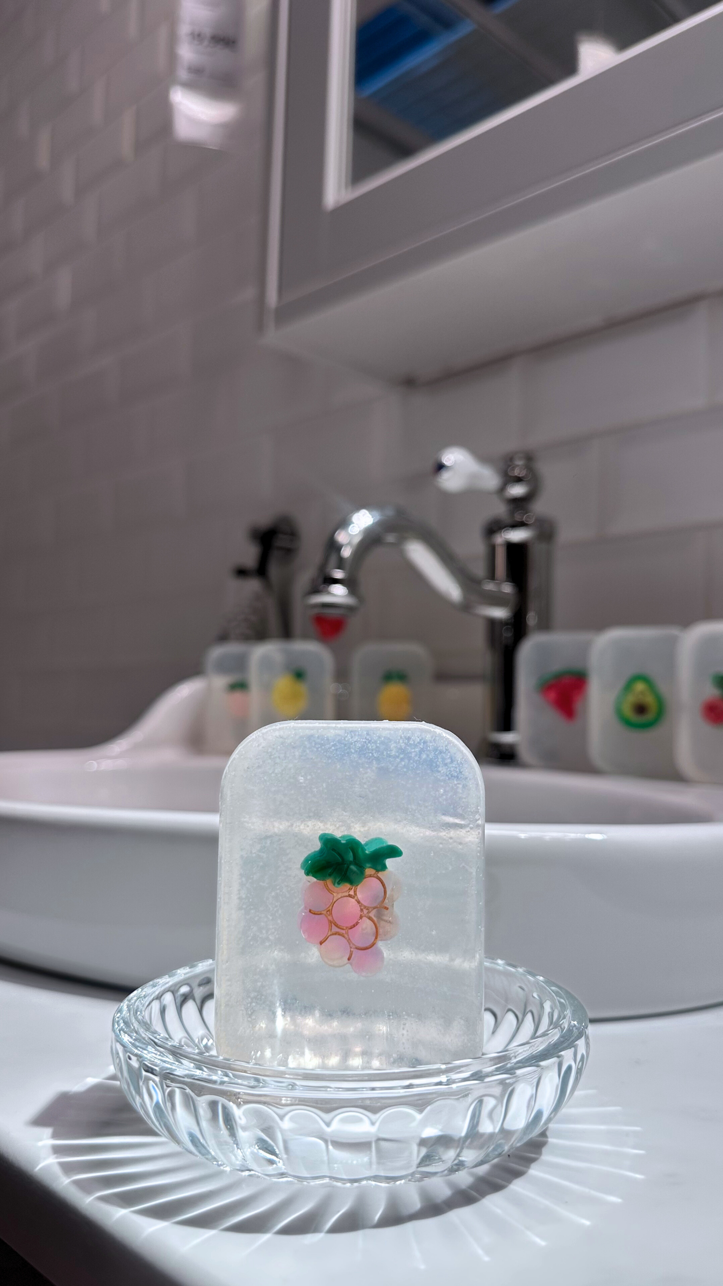 Savon Girly - Pince à cheveux Raisin